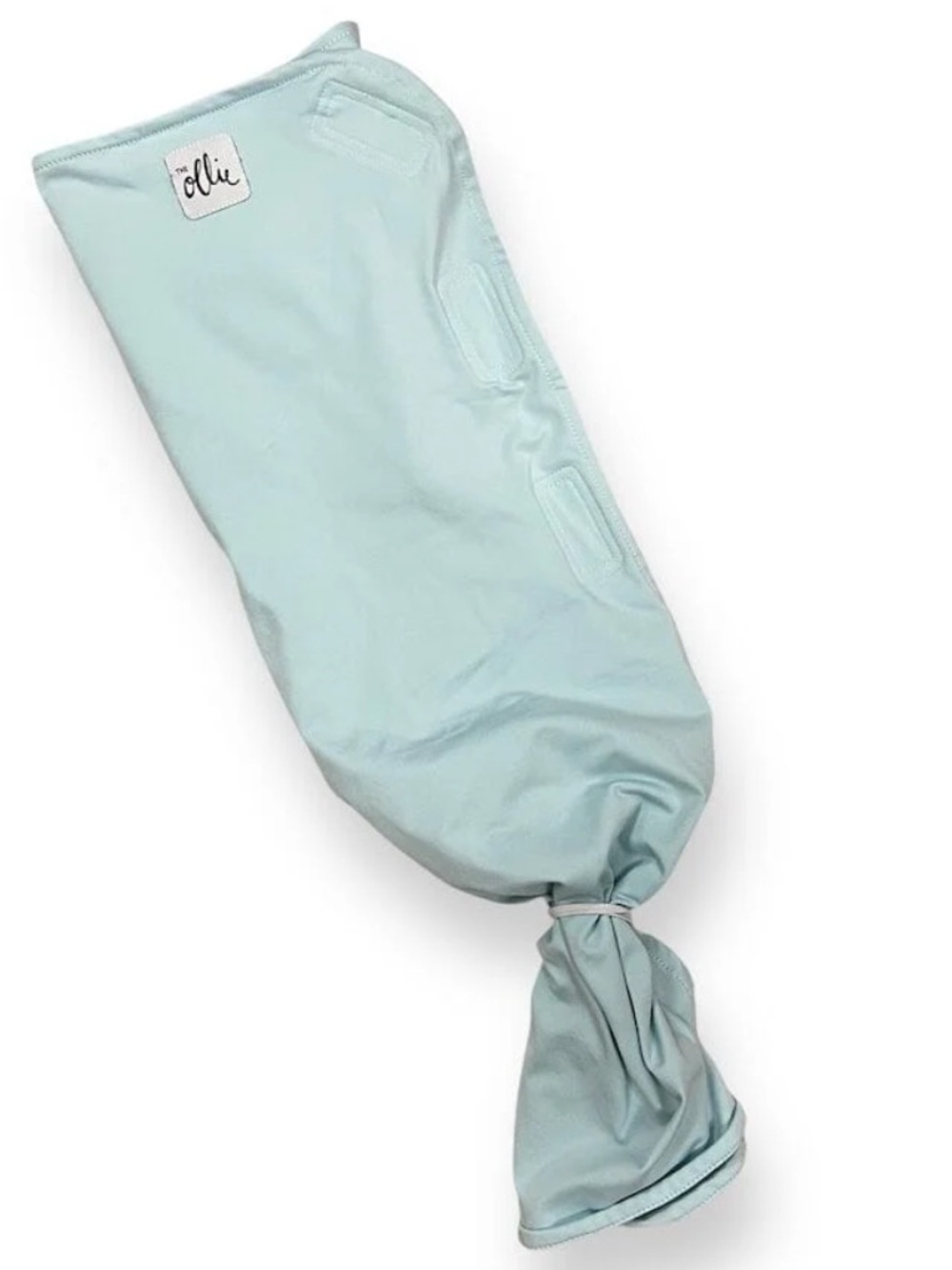 Ollie Kids Light Blue Swaddle Sack - Soft Stretch Infant Wrap